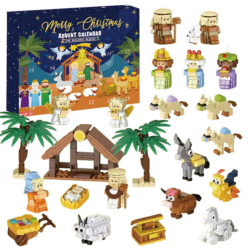 Building Block Mini - Boîte cadeau calendrier de l'avent de