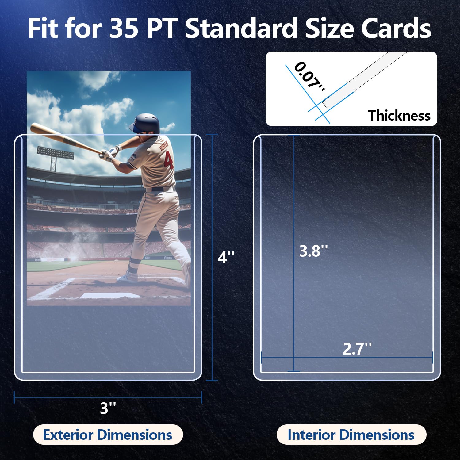 25-50 pièces, protège-cartes r - Card Penny Sleeve avis et prix